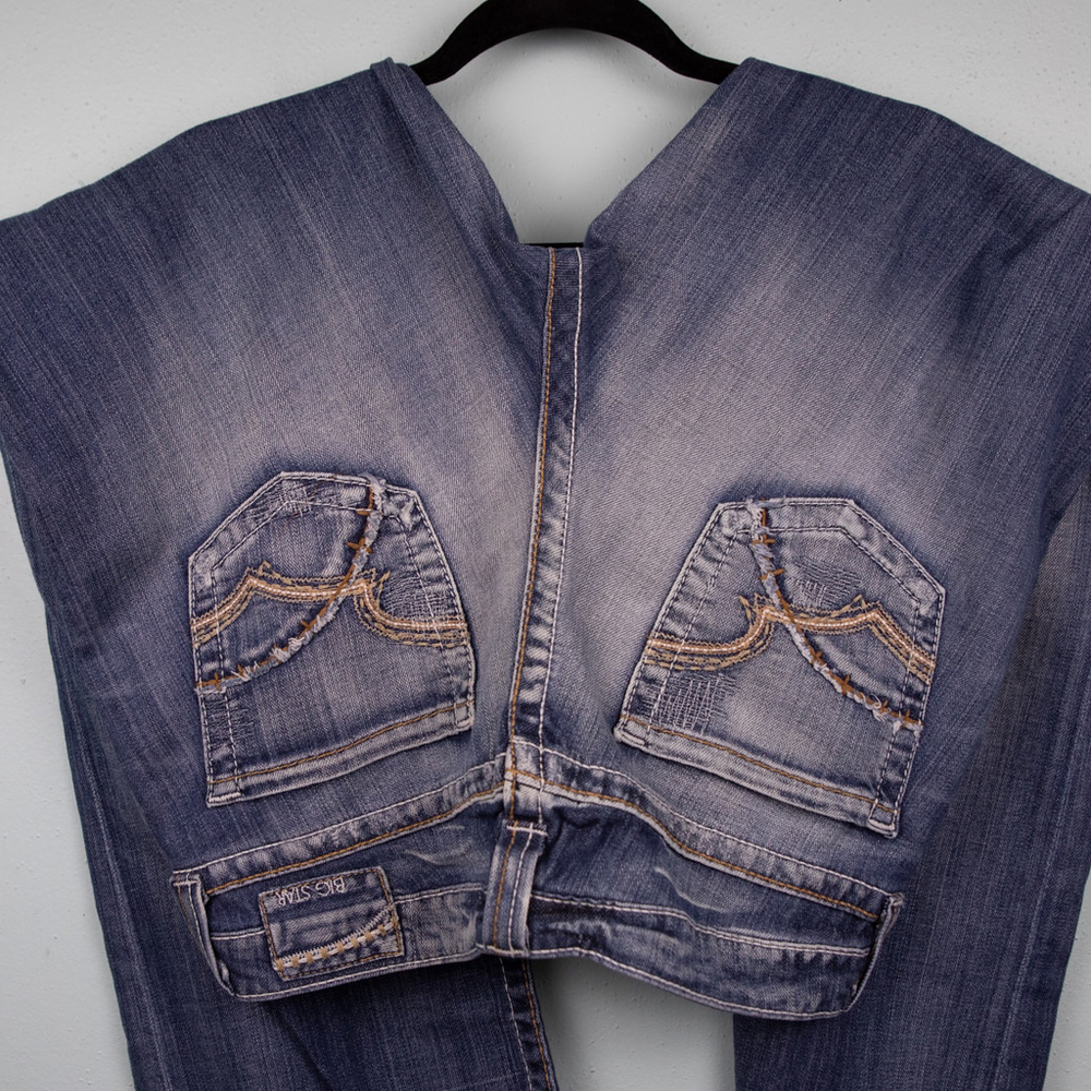 Big Star Maddie 19 distressed boot cut jeans-32XL - Picture 7 of 7